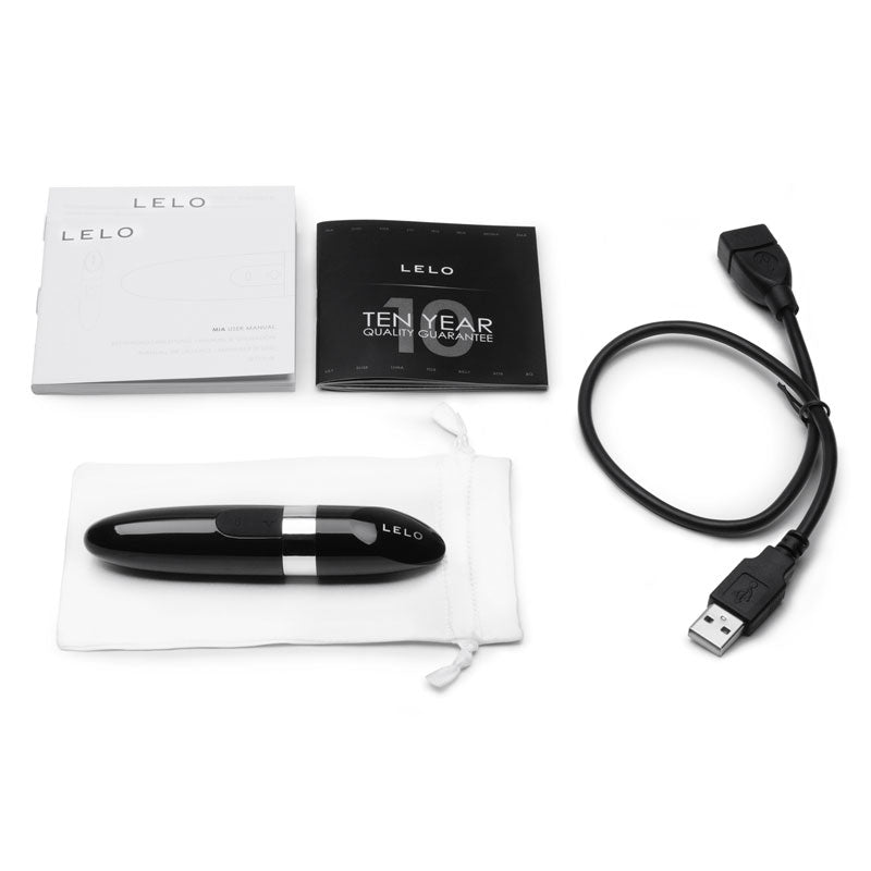 Lelo Mia 2 Lipstick Vibrator Black