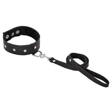 SportSheets Leather Leash And Collar